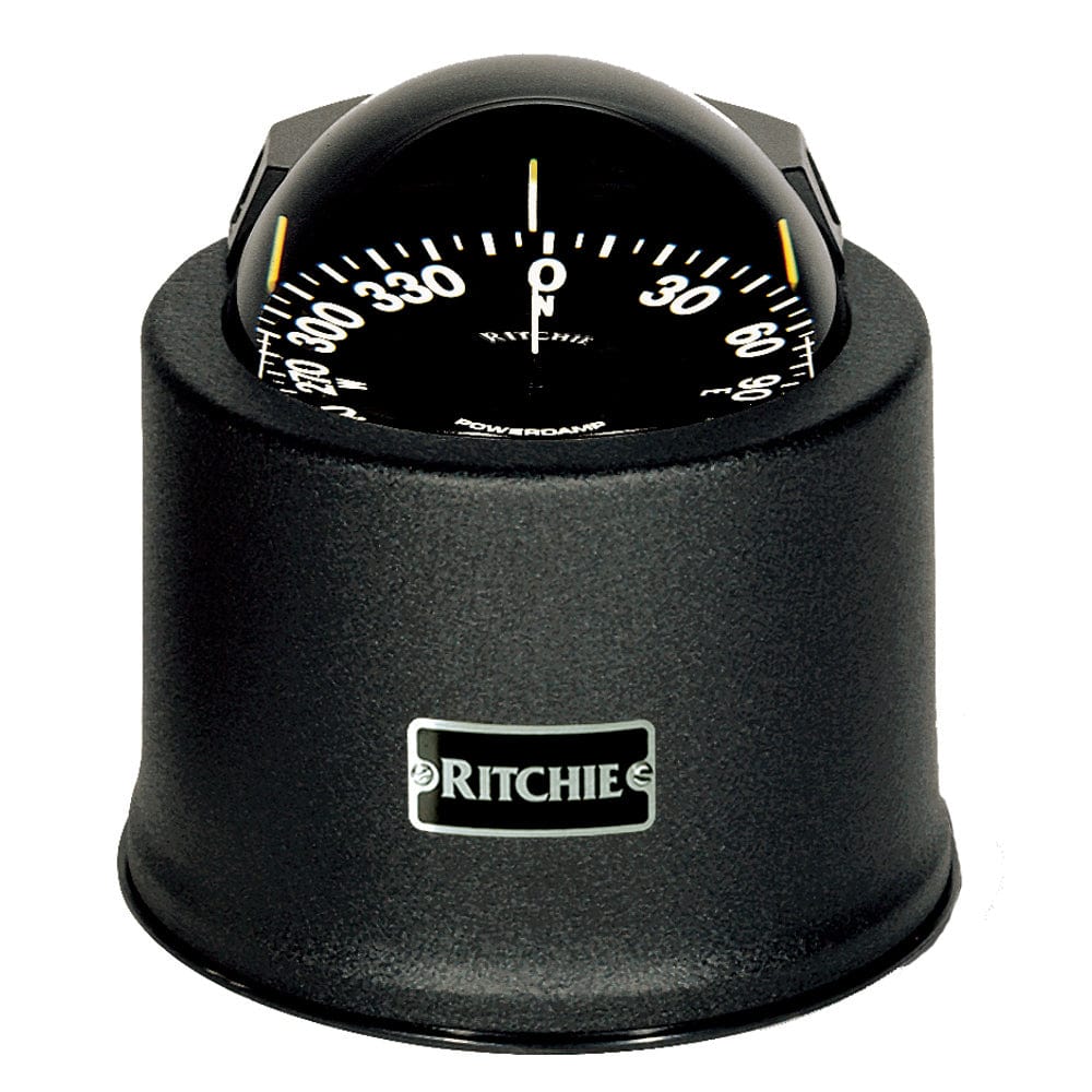 Ritchie SP-5-B GlobeMaster Compass - Pedestal Mount - Black - 5 Degree Card 12V [SP-5-B] - The Happy Skipper