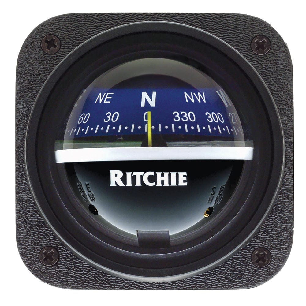 Ritchie V-537B Explorer Compass - Bulkhead Mount - Blue Dial [V-537B] - The Happy Skipper