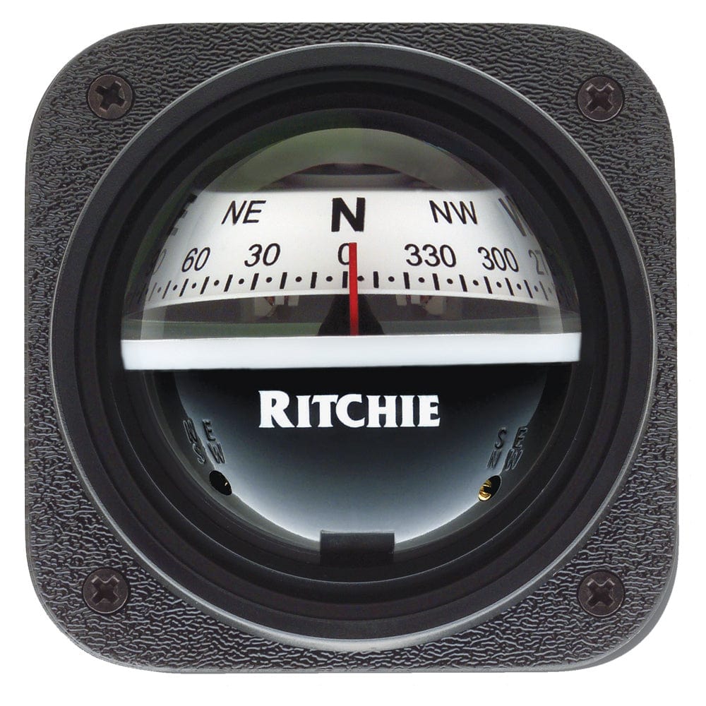 Ritchie V-537W Explorer Compass - Bulkhead Mount - White Dial [V-537W] - The Happy Skipper