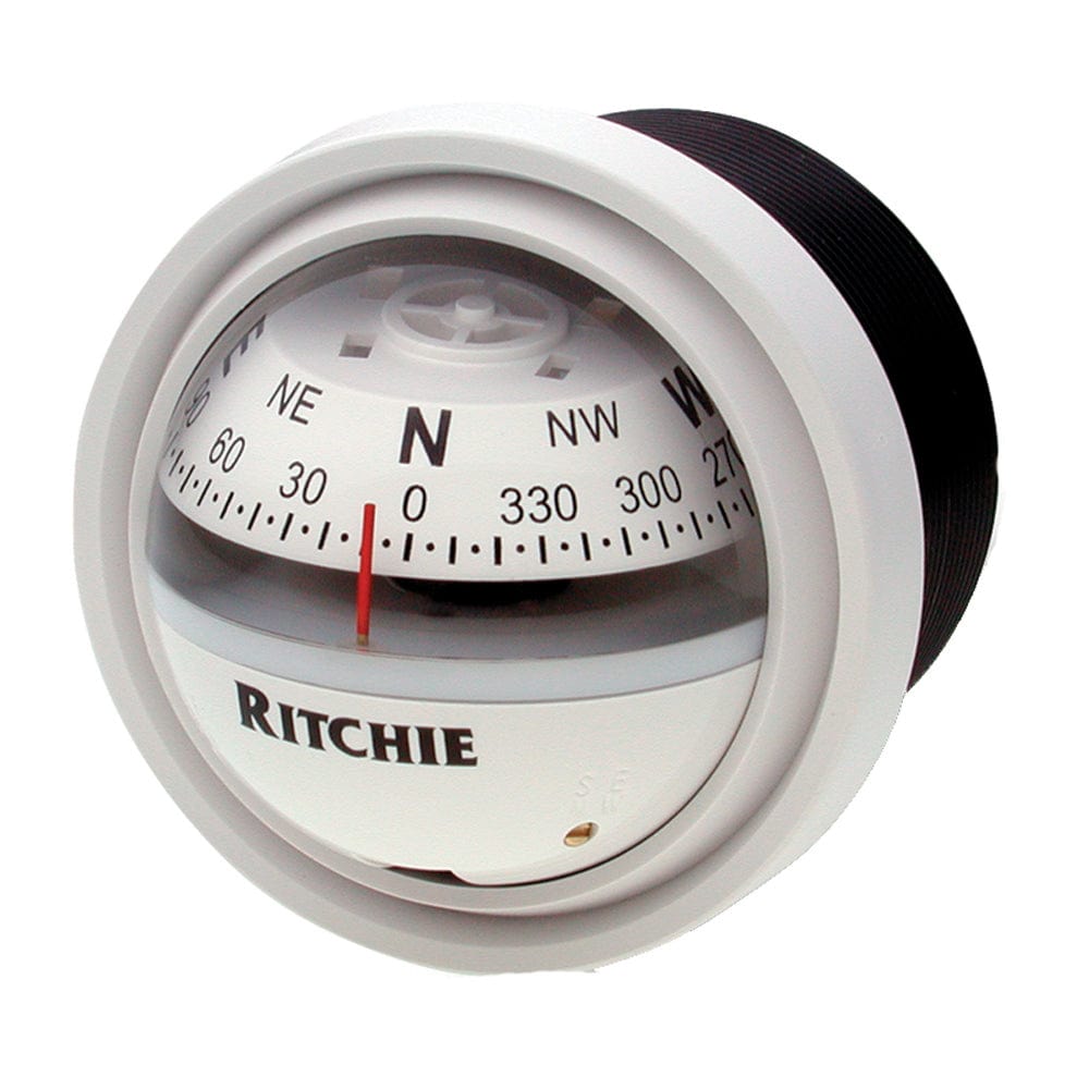 Ritchie V-57W.2 Explorer Compass - Dash Mount - White [V-57W.2] - The Happy Skipper