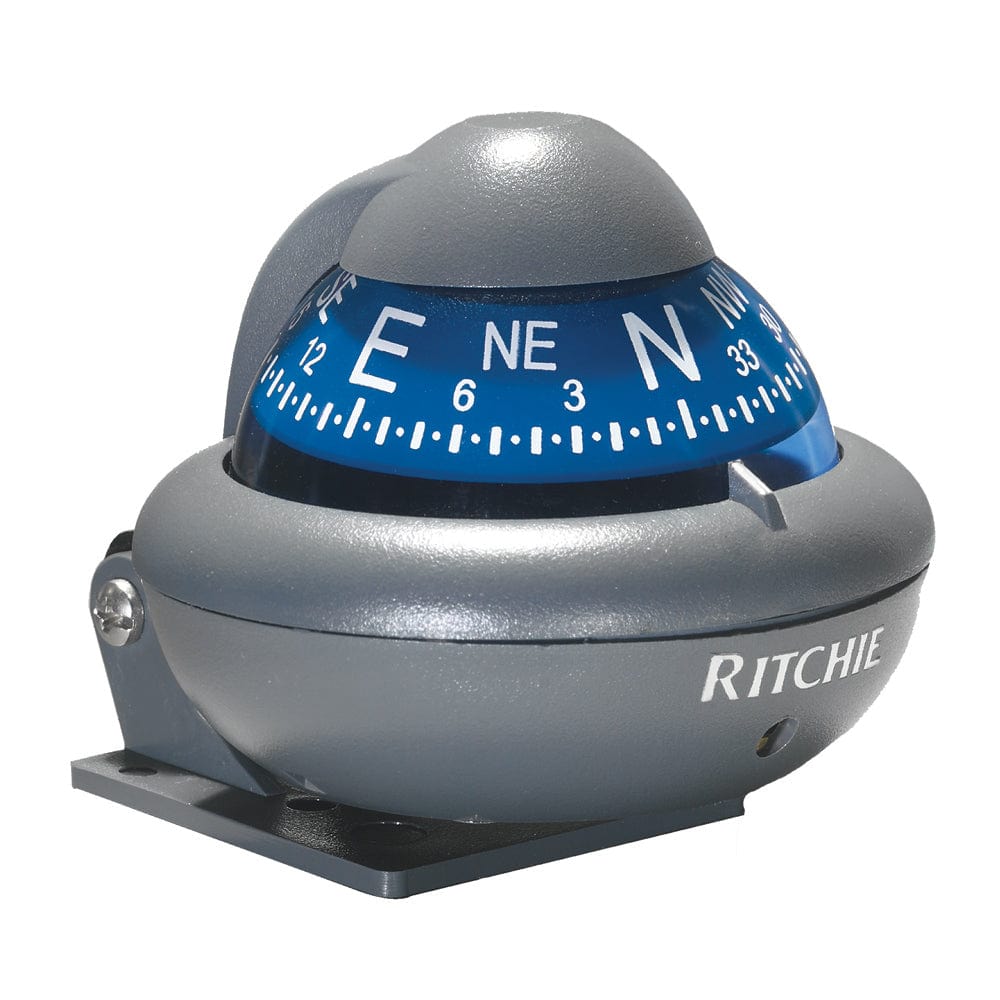 Ritchie X-10-A RitchieSport Automotive Compass - Bracket Mount - Gray [X-10-A] - The Happy Skipper