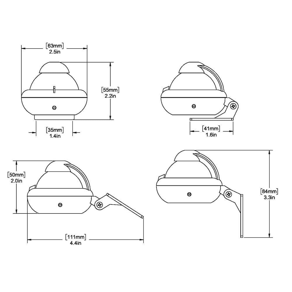 Ritchie X-10B-M RitchieSport Compass - Bracket Mount - Black [X-10B-M] - The Happy Skipper