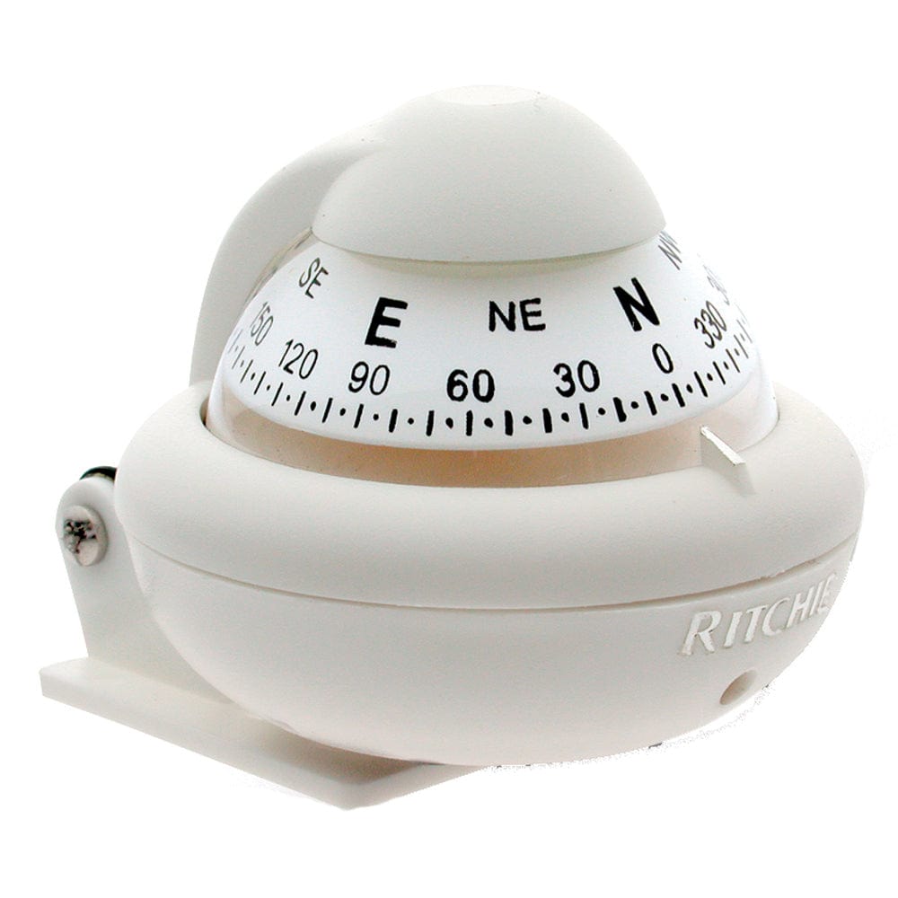 Ritchie X-10W-M RitchieSport Compass - Bracket Mount - White [X-10W-M] - The Happy Skipper