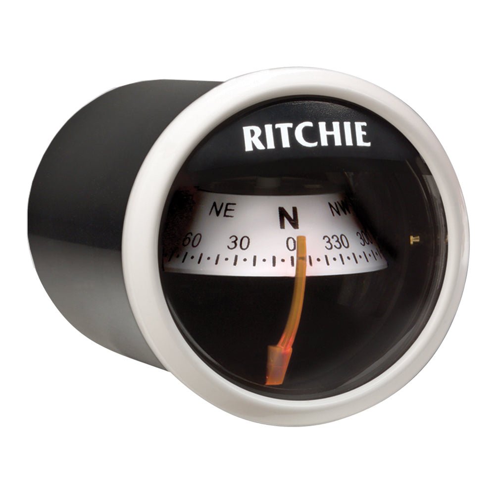 Ritchie X-23WW RitchieSport Compass - Dash Mount - White/Black [X-23WW] - The Happy Skipper