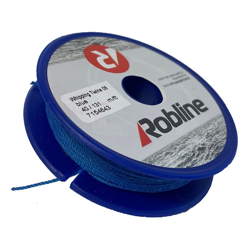 Robline Waxed Whipping Twine - 0.8mm x 40M - Blue [TYN-08BLUSP] - The Happy Skipper