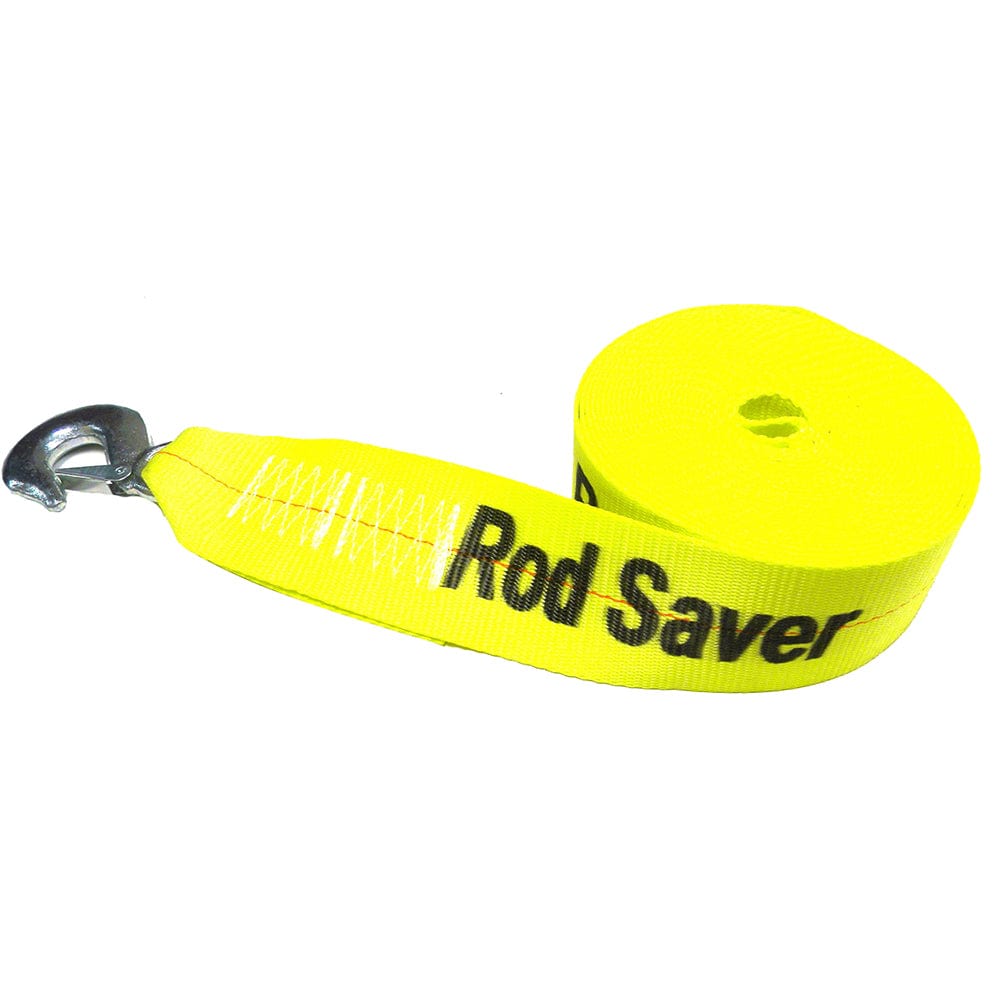 Rod Saver Heavy-Duty Winch Strap Replacement - Yellow - 3" x 20 [WS3Y20] - The Happy Skipper