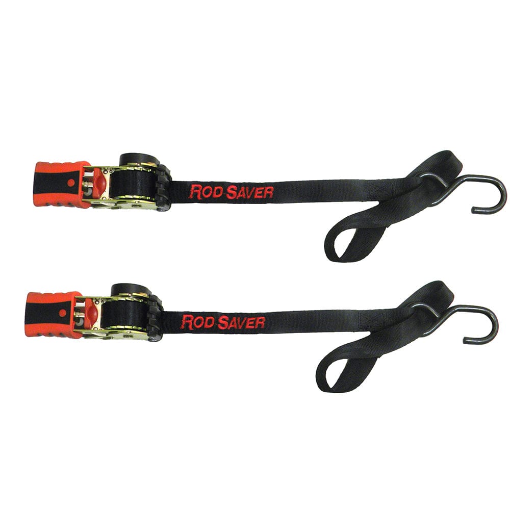 Rod Saver Mini Retractable Tie Down w/Soft Hook - 50" - Pair [RT50SH] - The Happy Skipper