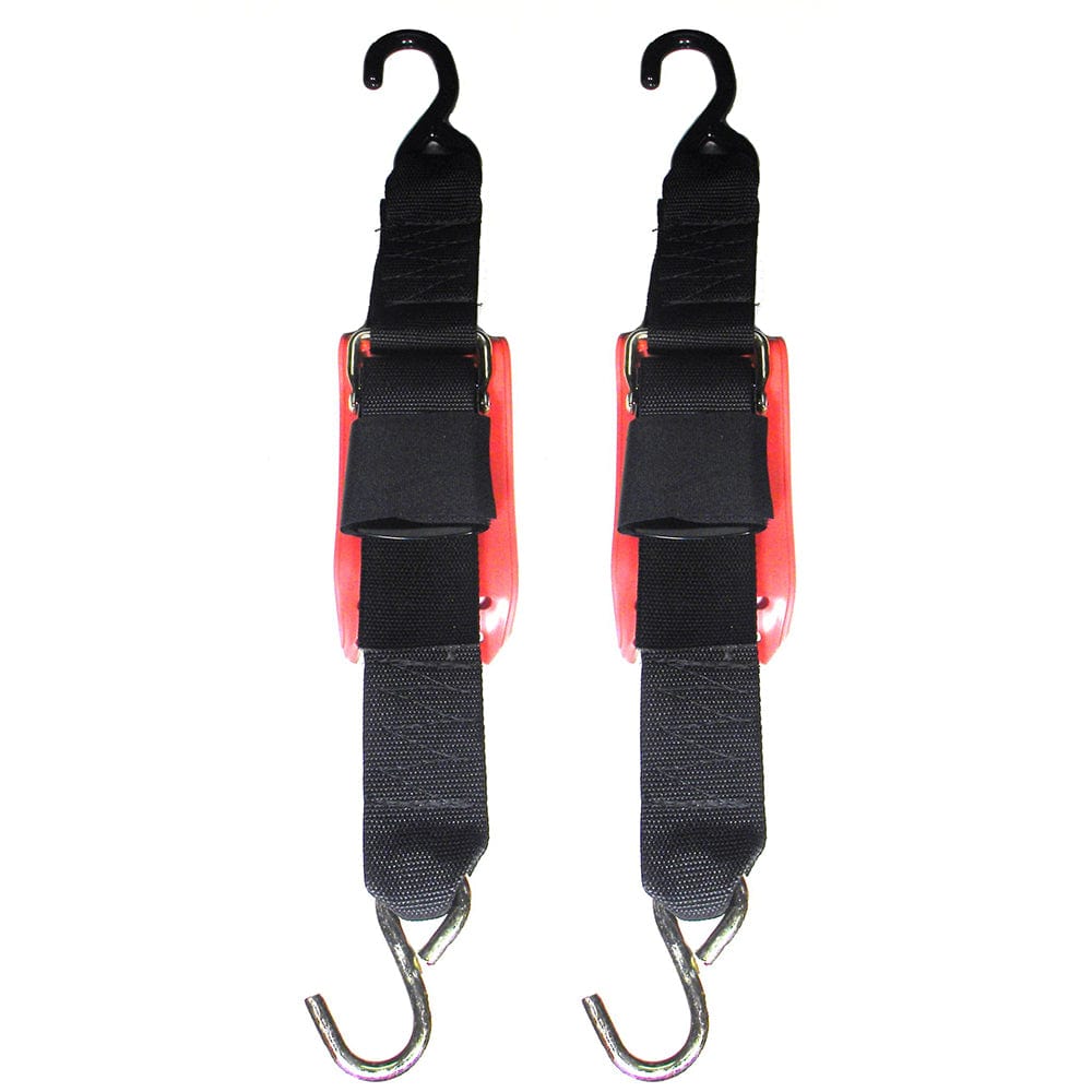 Rod Saver Quick Release Trailer Tie-Down w/Vinyl Pad - 2" x 2 - Pair [QRTD2VP] - The Happy Skipper