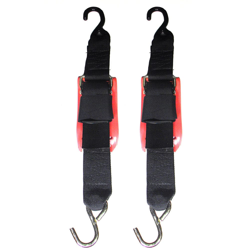 Rod Saver Quick Release Trailer Tie-Down w/Vinyl Pad - 2" x 4 - Pair [QRTD4VP] - The Happy Skipper