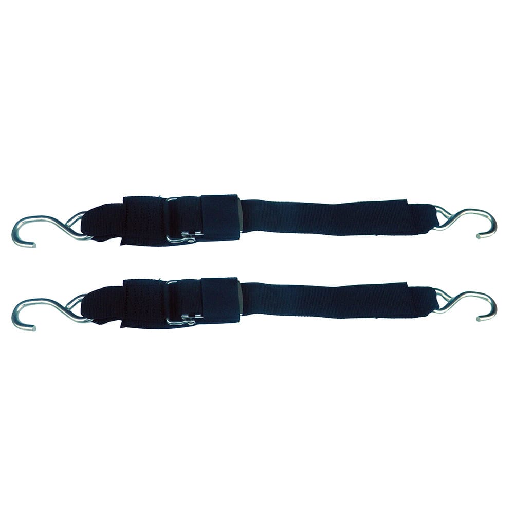 Rod Saver Stainless Steel Quick Release Transom Tie-Down - 2" x 4 - Pair [SS/QRTD4] - The Happy Skipper