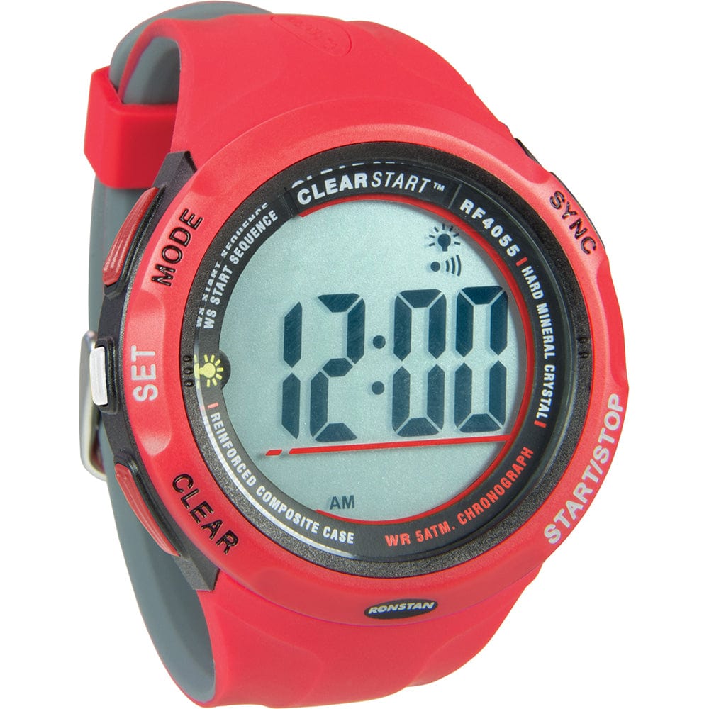 Ronstan RF4055 ClearStart 50mm Sailing Watch - Red/Grey [RF4055] - The Happy Skipper