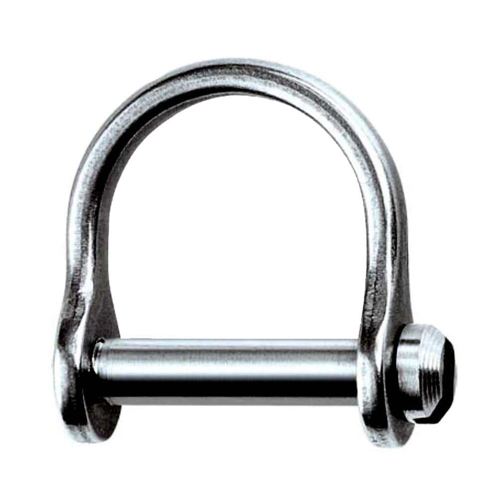 Ronstan Wide Dee Shackle - 1/8" Pin - 15/32"L x 11/32"W [RF1850S] - The Happy Skipper