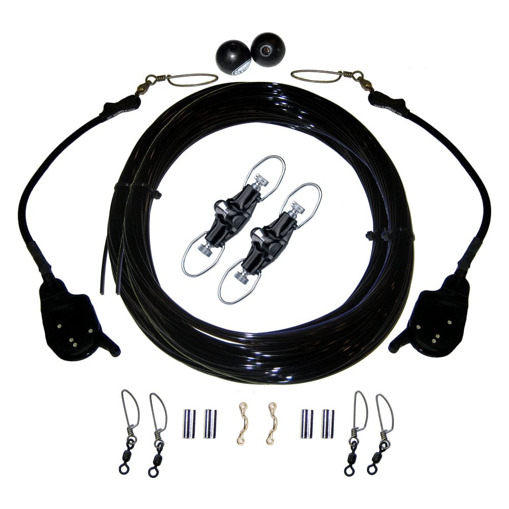 Rupp Single Rigging Kit W/Lok-Ups & Nok-Outs - 160' Black Mono [CA-0172-MO] - The Happy Skipper