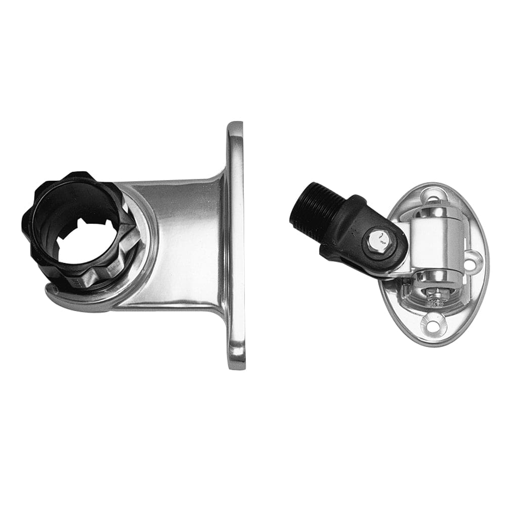 Rupp Standard Antenna Mount Support w/4-Way Base & 1.5" Collar [PAK-0001] - The Happy Skipper