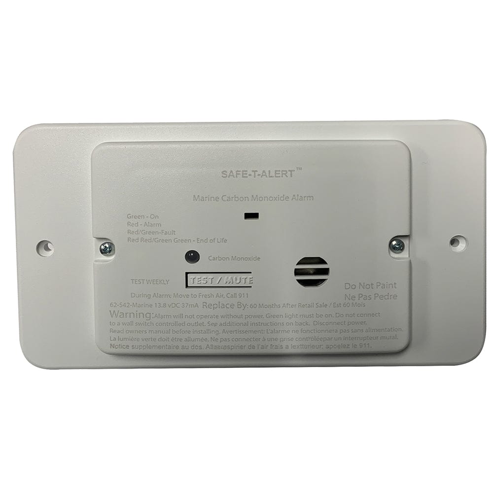 Safe-T-Alert 65 Series Marine Carbon Monoxide Alarm - Flush Mount - 12V - White [M-65-542] - The Happy Skipper