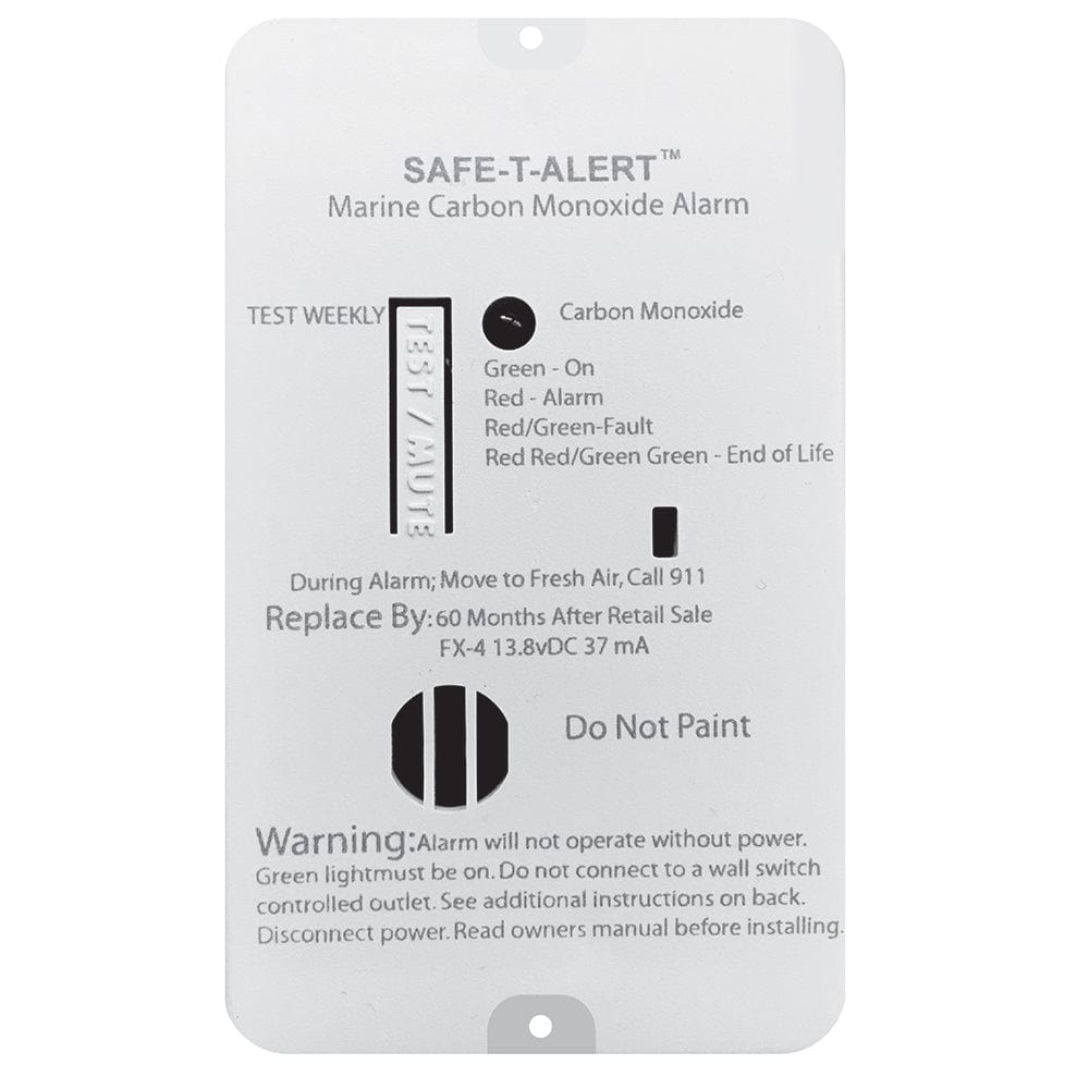 Safe-T-Alert FX-4 Carbon Monoxide Alarm [FX-4] - The Happy Skipper