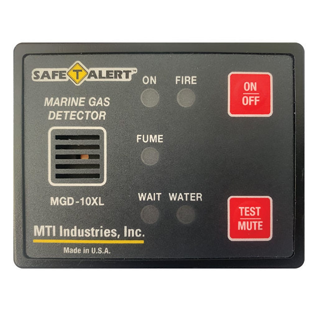 Safe-T-Alert Gas Vapor Alarm Fume, Fire, Bilge Water - Black Surface Mount [MGD-10XL] - The Happy Skipper