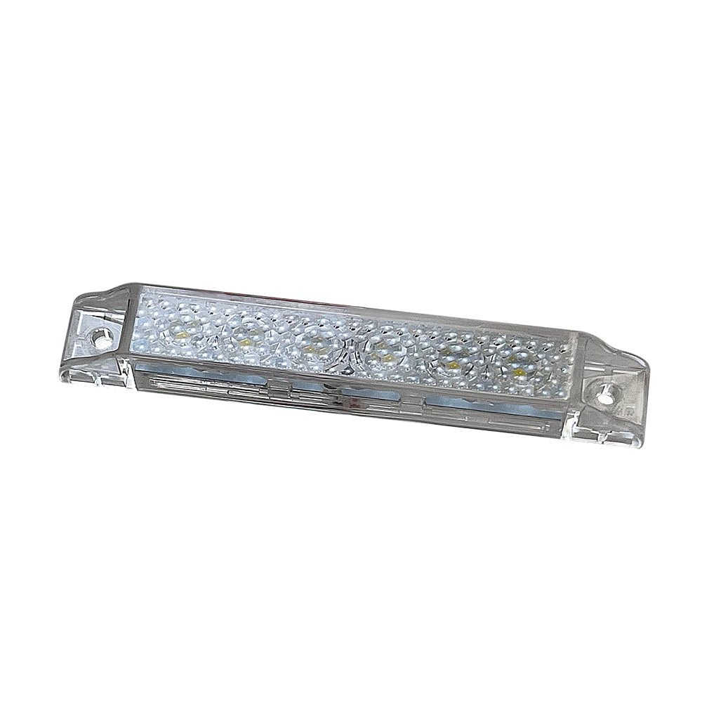 Scandvik 4" LED Light Strip - White w/Gasket - 12V [41640P] - The Happy Skipper