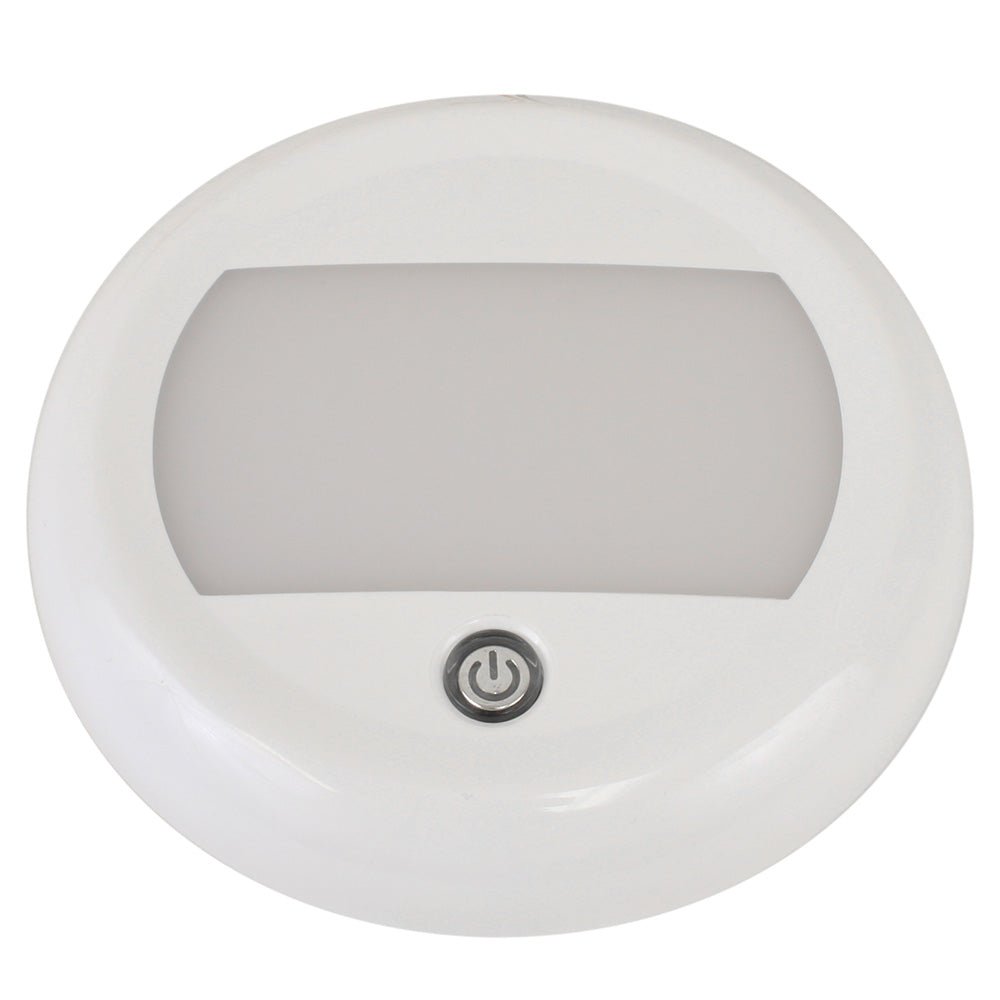 Scandvik 5" Dome Light w/Switch 3 Stage Dimming - 10-30V - IP67 [41323P] - The Happy Skipper
