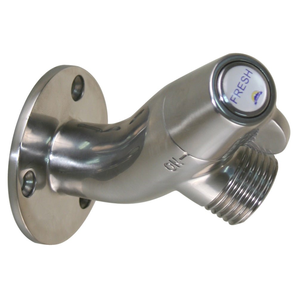 Scandvik Ceramic Angled Washdown Valve - SS Spigot [10175P] - The Happy Skipper