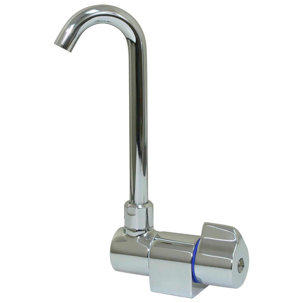 Scandvik Ceramic Family Tap w/Folding Spout - Chrome Finish [10180P] - The Happy Skipper