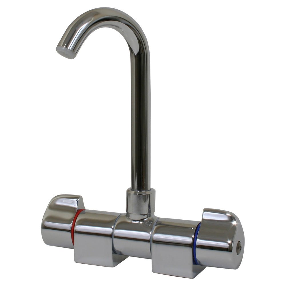 Scandvik Chrome Folding Spout Mixer [10474P] - The Happy Skipper