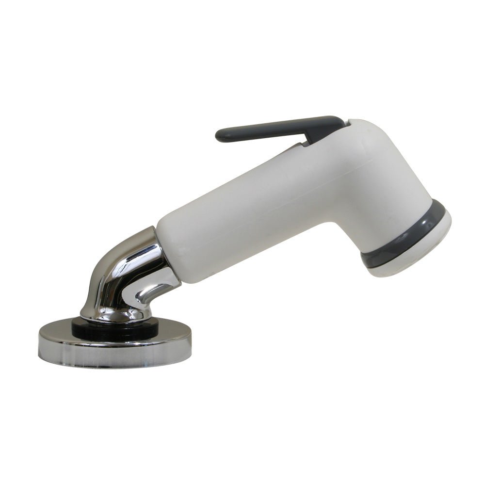 Scandvik Elbow Sprayer - Handle Pull Out - White w/6 Hose [10191P] - The Happy Skipper