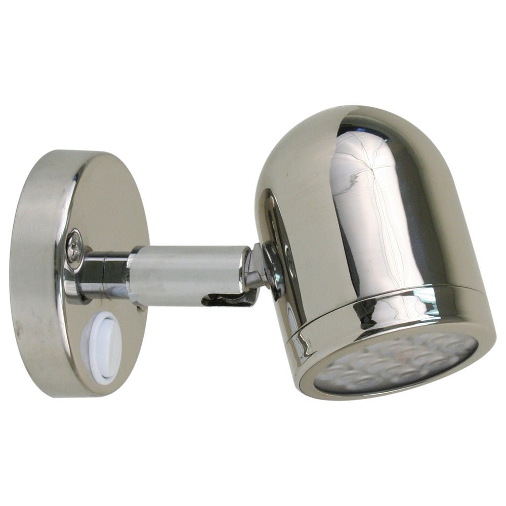 Scandvik LED 304 Stainless Steel LED Reading Light - 8-30V [19053P] - The Happy Skipper