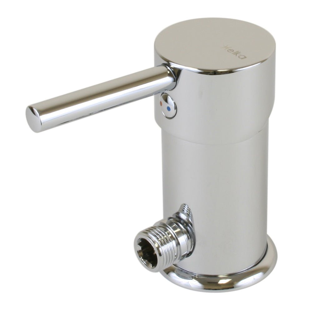 Scandvik Minimalistic Compact Single Level Mixer - Deck Mount - 3/8" 1/2" Fittings [16201] - The Happy Skipper