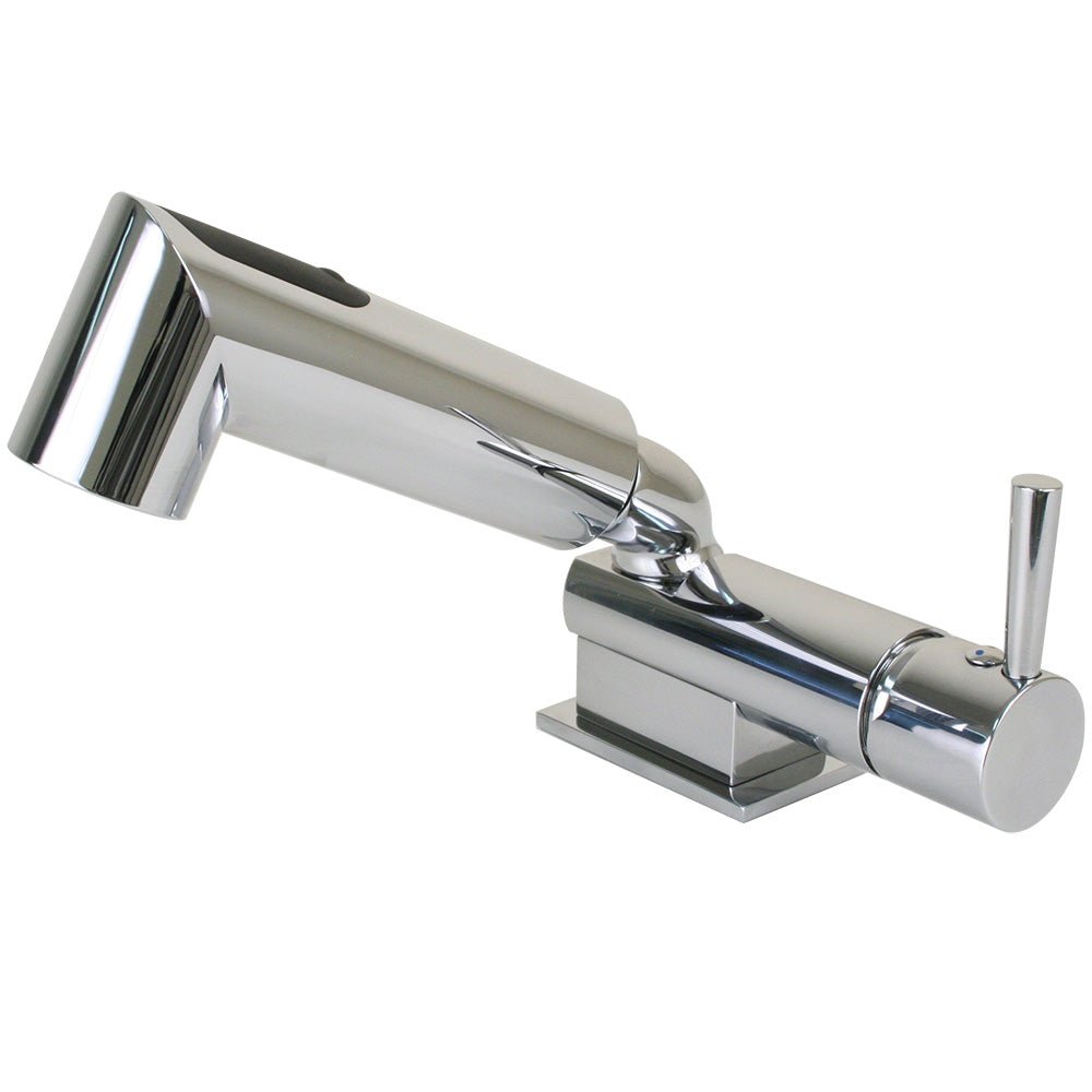 Scandvik Minimalistic Compact Single Level Mixer - Faucet Shower Combo - Chrome [16216] - The Happy Skipper