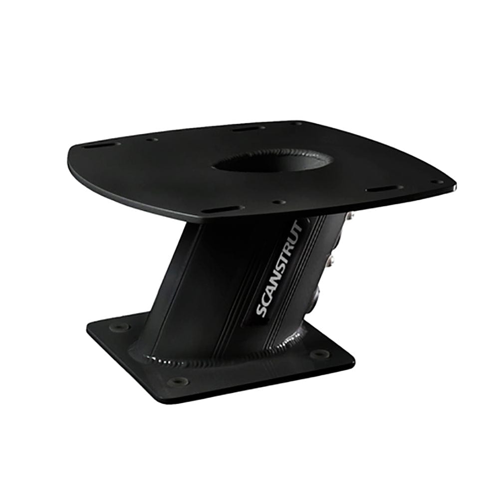 Scanstrut APT-150-01-BLK - Aluminum PowerTower Radar Mount - 6" Aft Leaning - Black [APT-150-01-BLK] - The Happy Skipper