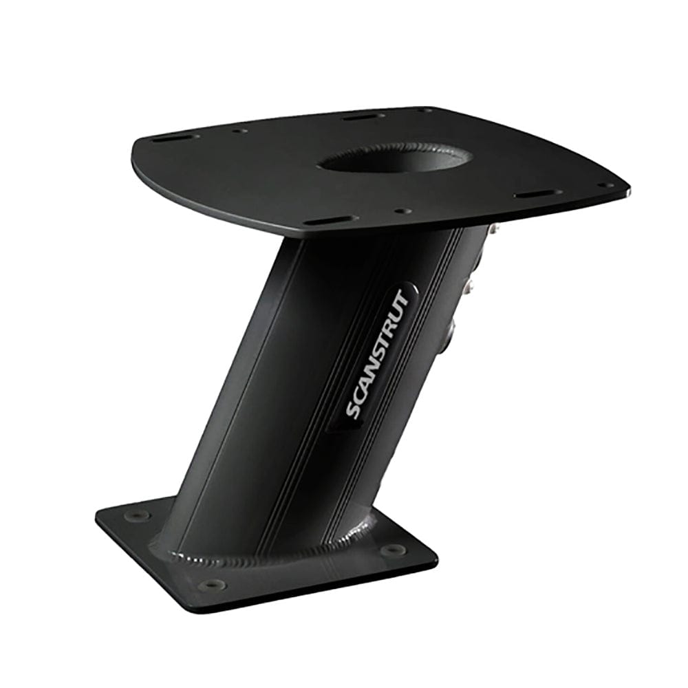 Scanstrut APT-250-01-B - Aluminum PowerTower Radar Mount - 10" Aft Leaning - Black [APT-250-01-BLK] - The Happy Skipper