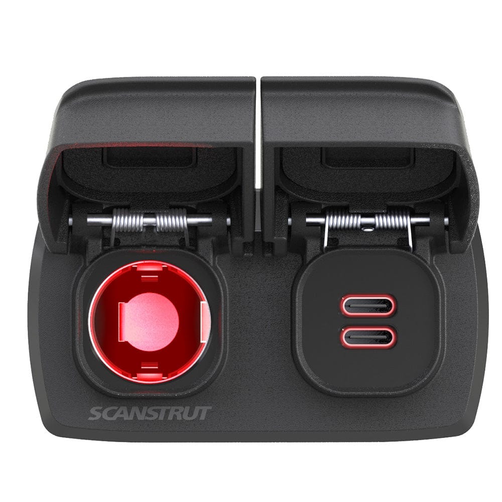 Scanstrut Flip Pro Multi - Dual USB-C 12V Power Socket [SC-MULTI-F1] - The Happy Skipper