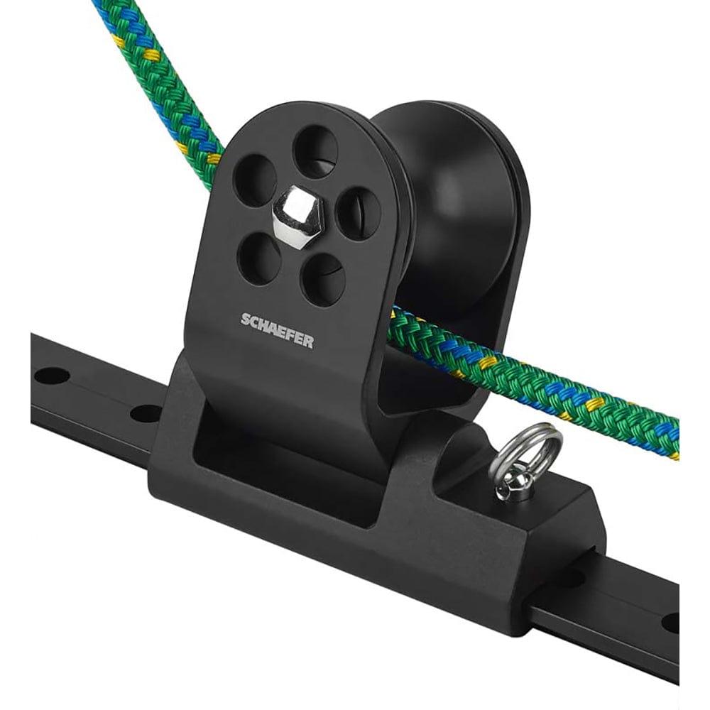 Schaefer Twin Sheet Block f/1-1/4" T-Track - Black [32-97] - The Happy Skipper