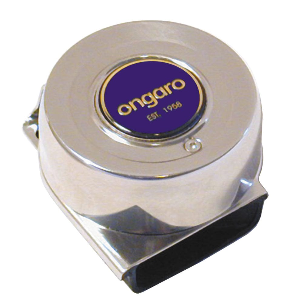 Schmitt Marine Ongaro All-Stainless Mini Compact Single Horn - 12V [10036] - The Happy Skipper