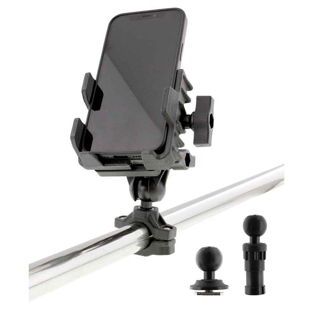 Scotty 0139 Phone Holder w/Post, Track Rail Mounts [0139] - The Happy Skipper