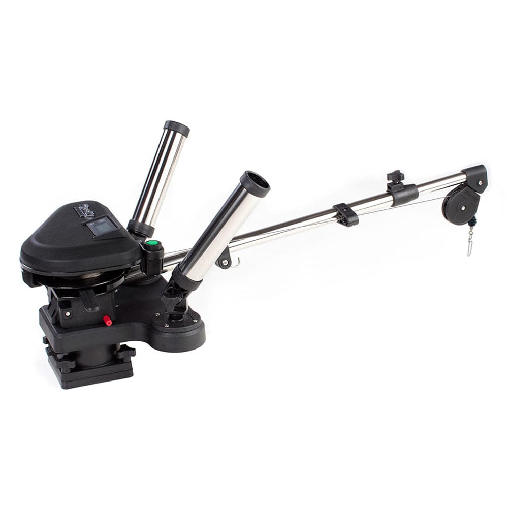 Scotty 2116 HP Depthpower Electric Downrigger 60" SS Telescoping Boom w/Swivel Base - Dual Rod Holder [2116] - The Happy Skipper