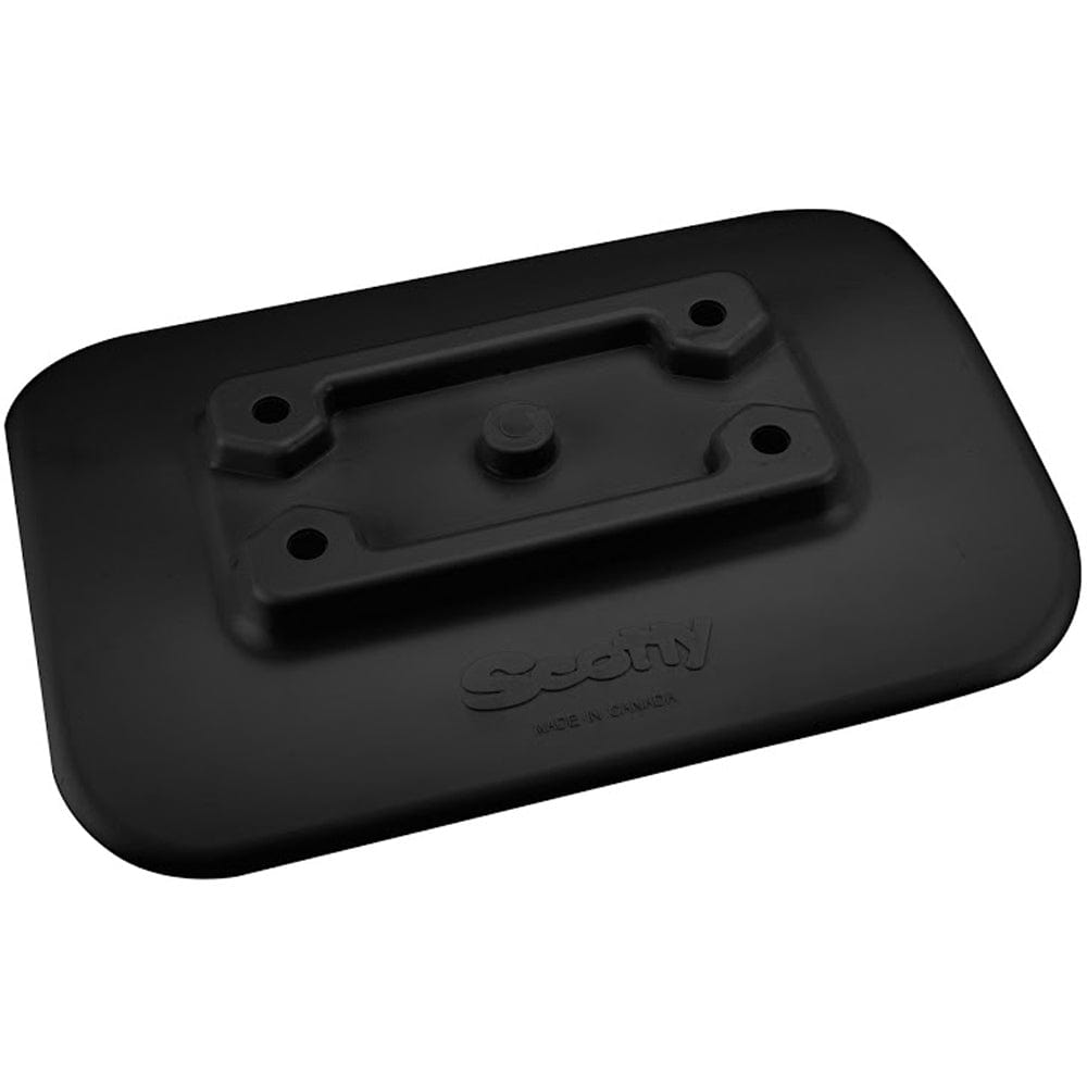 Scotty 341-BK Glue-On Mount Pad f/Inflatable Boats - Black [341-BK] - The Happy Skipper