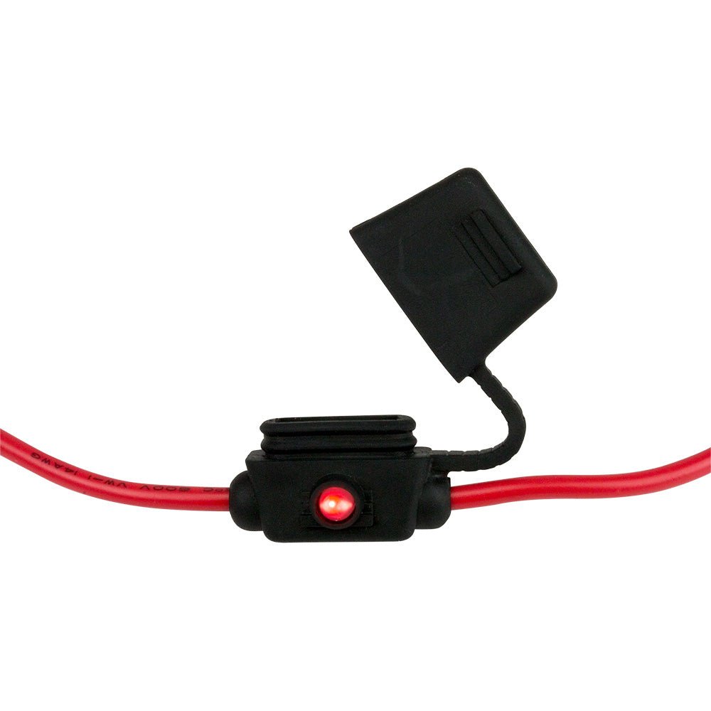 Sea-Dog ATO/ATC Style Inline LED Fuse Holder - Up to 30A [445197-1] - The Happy Skipper