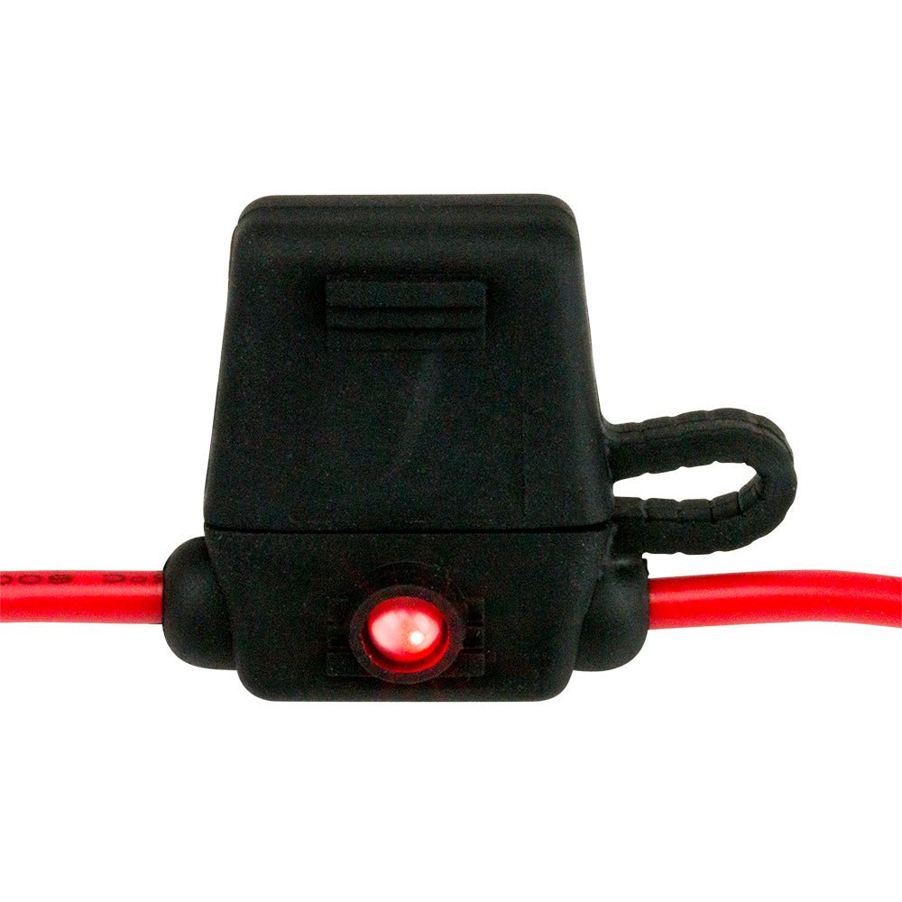 Sea-Dog ATO/ATC Style Inline LED Fuse Holder - Up to 30A [445197-1] - The Happy Skipper