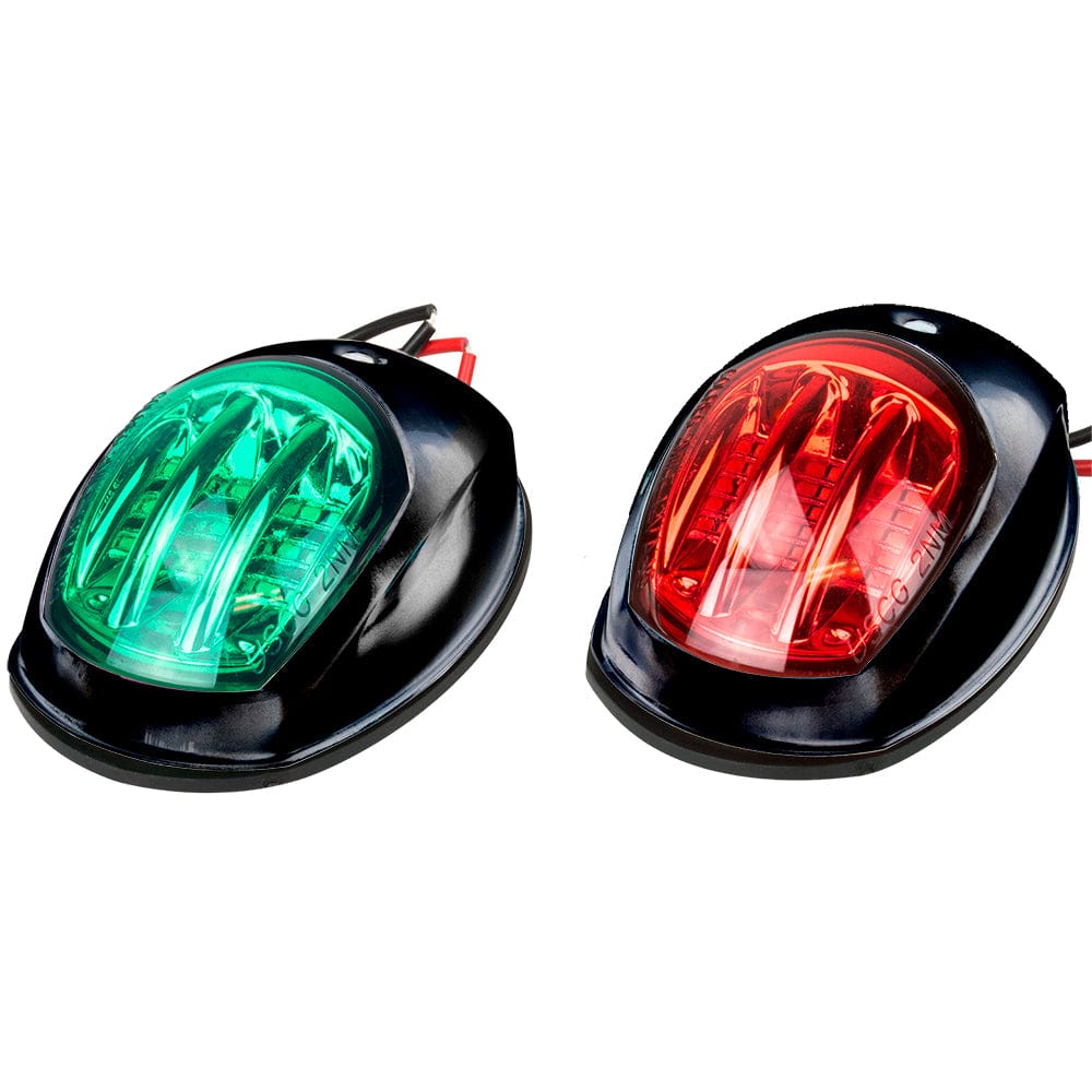 Sea-Dog Black LED Navigation Lights - Port Starboard [400073-1] - The Happy Skipper