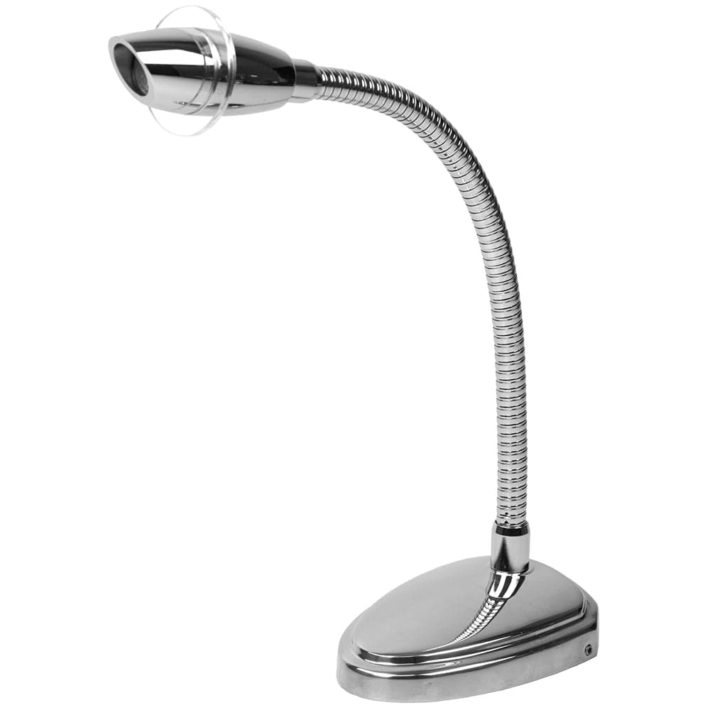 Sea-Dog Deluxe High Power LED Reading Light Flexible w/Touch Switch - Cast 316 Stainless Steel/Chromed Cast Aluminum [404546-1] - The Happy Skipper