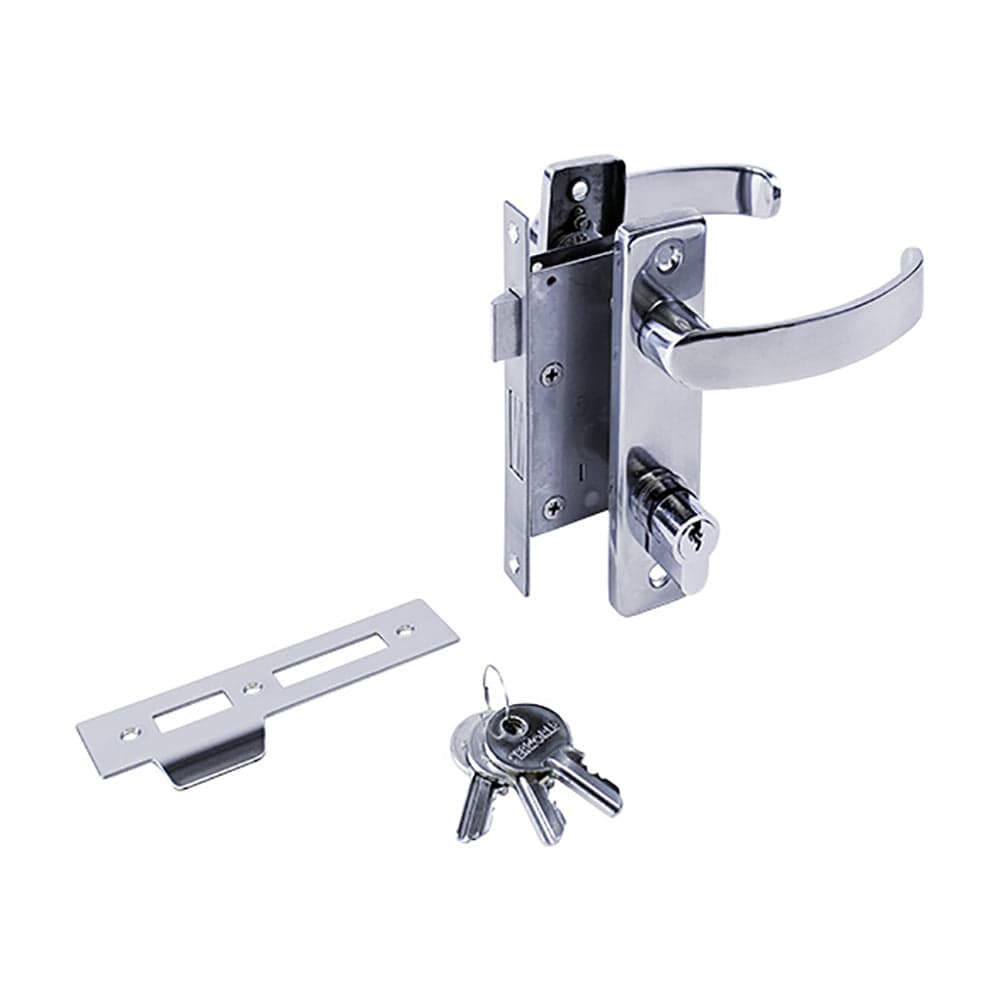 Sea-Dog Door Handle Latch - Locking - Investment Cast 316 Stainless Steel [221615-1] - The Happy Skipper