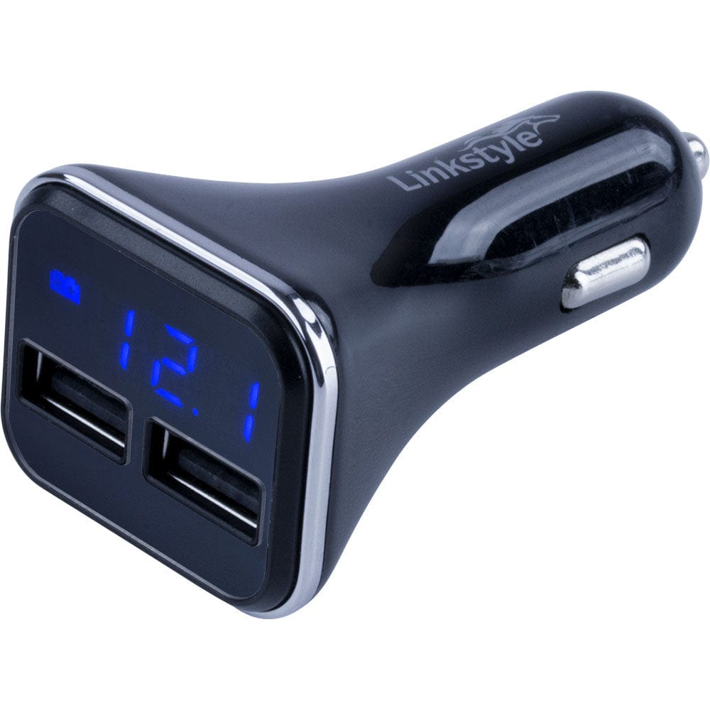 Sea-Dog Dual USB Power Plug w/Voltage/Amp Meter [426513-1] - The Happy Skipper