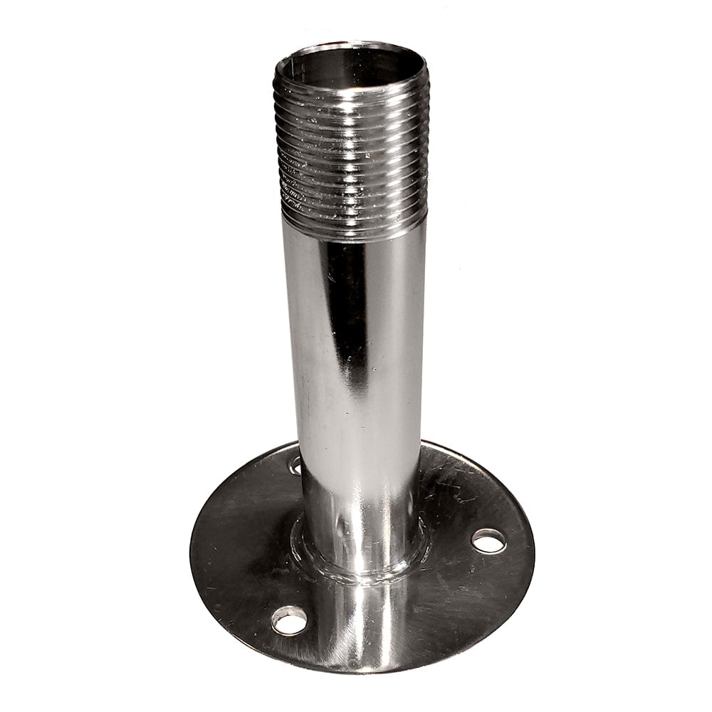 Sea-Dog Fixed Antenna Base 4-1/4" Size w/1"-14 Thread Formed 304 Stainless Steel [329515] - The Happy Skipper