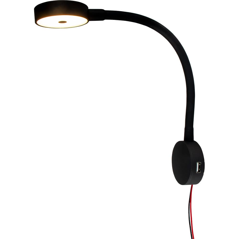 Sea-Dog LED Flex Neck Day/Night Light w/USB Socket - Red White Light [404939-3] - The Happy Skipper