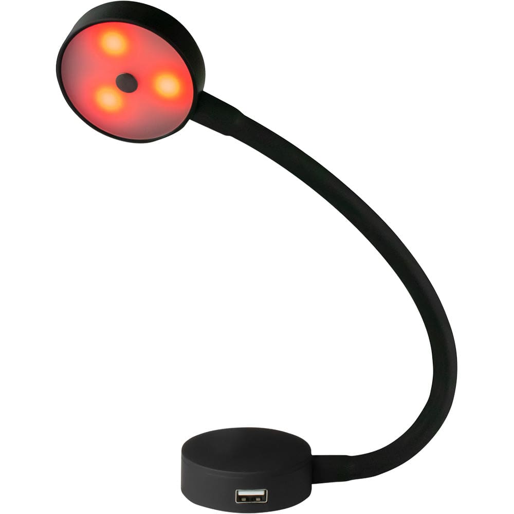 Sea-Dog LED Flex Neck Day/Night Light w/USB Socket - Red White Light [404939-3] - The Happy Skipper