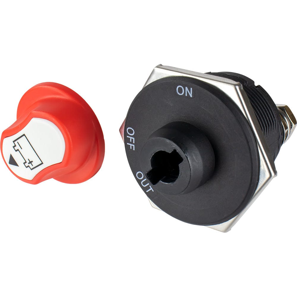 Sea-Dog Mini Battery Switch Key w/Removable Knob - 32V 300A [422730-1] - The Happy Skipper