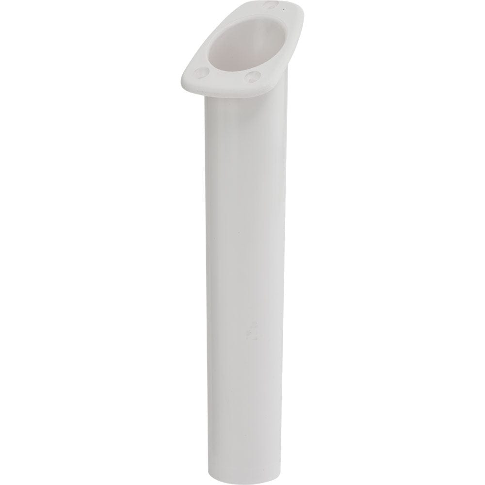 Sea-Dog Narrow Gunnel Flush Mount Rod Holder - White [325061-1] - The Happy Skipper