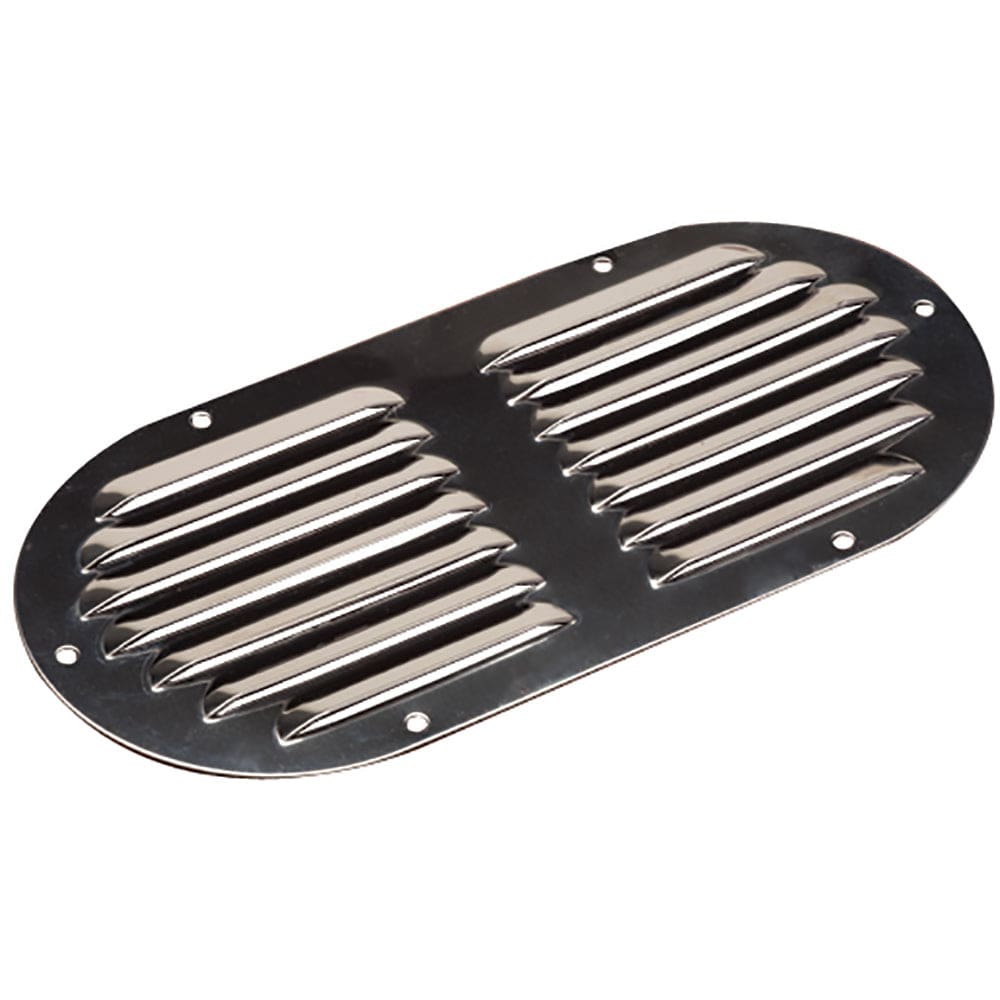 Sea-Dog Stainless Steel Louvered Vent - Oval - 9-1/8" x 4-5/8" [331405-1] - The Happy Skipper
